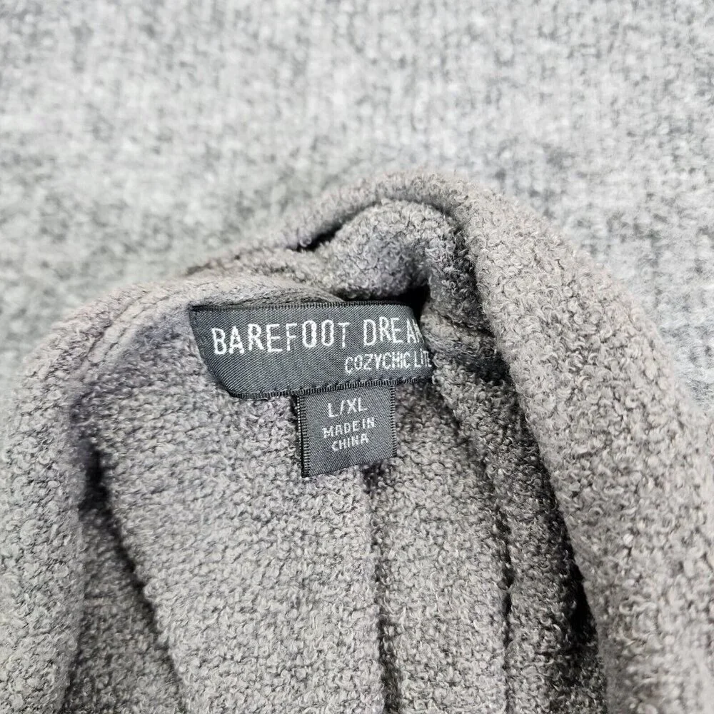 Barefoot Dreams Cozychic Lite‎ Island Wrap Open Cardigan Style 903 Gray Sz X/XL